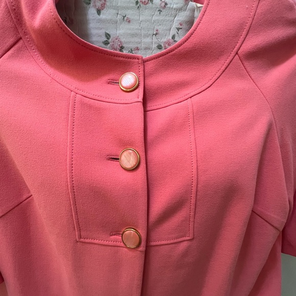 Ladies plus Larry Levine classics 20W coral blazer - Picture 7 of 14